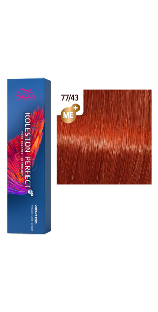 Фото WELLA Koleston Perfect ME+ Крем-краска стойкая оттенок 77/43