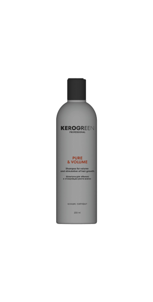 Фото KEROGREEN Шампунь Pure & Volume для объема и роста волос, 250 мл