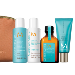 MOROCCANOIL Дорожный набор 2024 "Увлажнение" (шамп.70+конд70+масло д/вс тип 25+крем д/рук40)