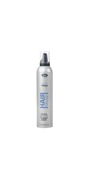 Фото Lisap Milano Мусс-гель для укладки для создания эффекта "мокрых волос" High Tech Hair Gel Mousse Wet Effect, 300 мл