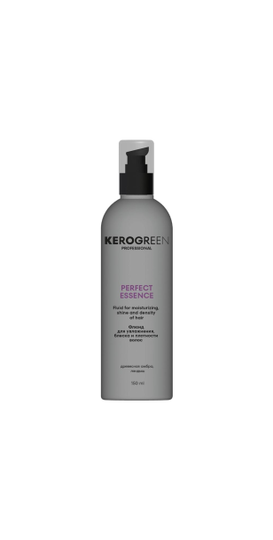 Фото KEROGREEN Флюид для увлажнения, блеска и плотности волос Perfect Essence, 150 мл