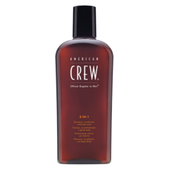 American CREW Classic Средство 3 в 1 (шампунь, кондиционер и гель для тела), 250 мл