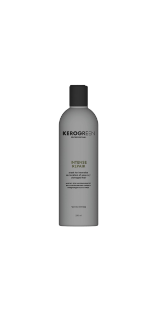 Фото KEROGREEN Маска Intense Repair для интенсивного восстановления сильно поврежденных волос, 250 мл