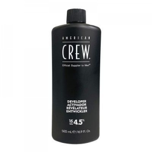 American CREW Биоактиватор 4,5 % для камуфляжа для седых волос, 500 мл
