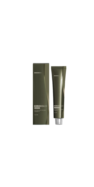 Фото KEROGREEN Kerocolor Перманентный краситель для волос, оттенок 7.12 пепельно-фиолетовый, 100 мл