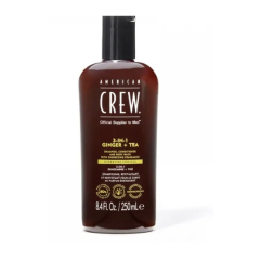 American CREW Ginger + Tea Средство 3 в 1 Energizing (шампунь, кондиционер и гель для тела), 250 мл