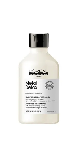 Фото L'OREAL Шампунь Metal Detox для восстановления окрашенных волос, 300 мл