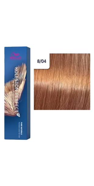 Фото WELLA Koleston Perfect ME+ Крем-краска стойкая оттенок 8/04
