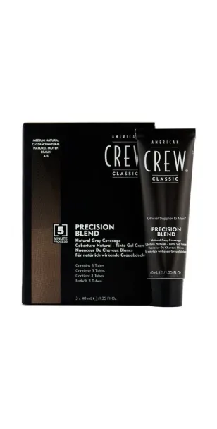 Фото Краска для волос American CREW Камуфляж для седых волос, оттенок Средний натуральный уровень 4-5