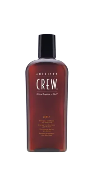 Фото American CREW Classic Средство 3 в 1 (шампунь, кондиционер и гель для тела), 250 мл