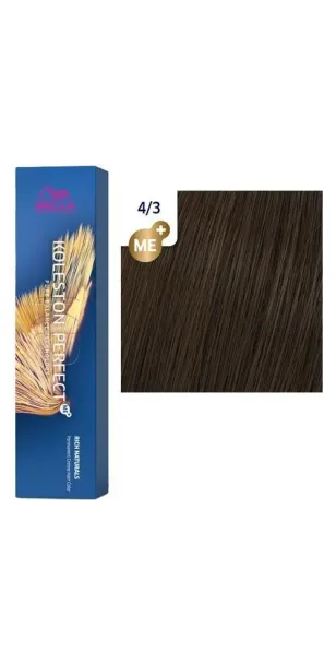 Фото WELLA Koleston Perfect ME+ Крем-краска стойкая оттенок 4/3