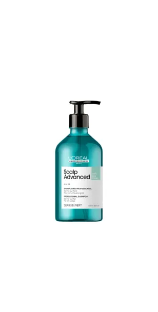 Фото L'OREAL Professionnel Шампунь Expert Scalp Advanced Anti-Gras Oiliness Очищающий для жирной кожи головы, 500 мл