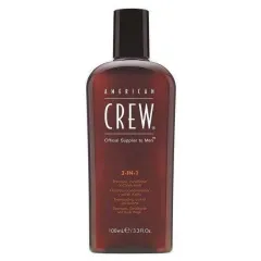 American CREW Classic Средство 3 в 1 (шампунь, кондиционер и гель для тела), 100 мл