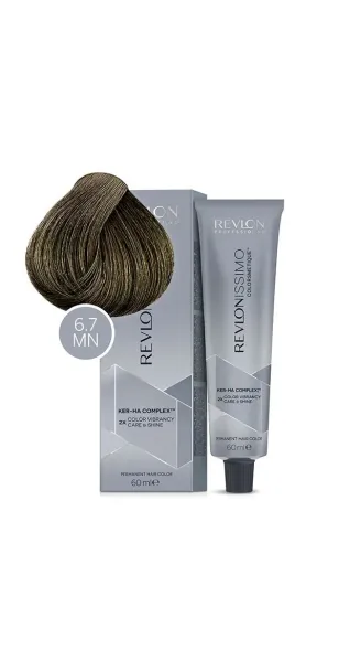 Фото Revlon Professional Revlonissimo Colorsmetique Краска для волос оттенок 6.7MN (темный блондин  матовый нейтрализующий)