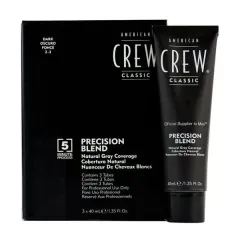 Краска для волос American CREW Камуфляж для седых волос, оттенок Темный натуральный уровень 2-3