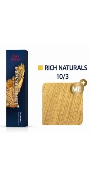 Фото WELLA Koleston Perfect ME+ Крем-краска стойкая оттенок 10/3