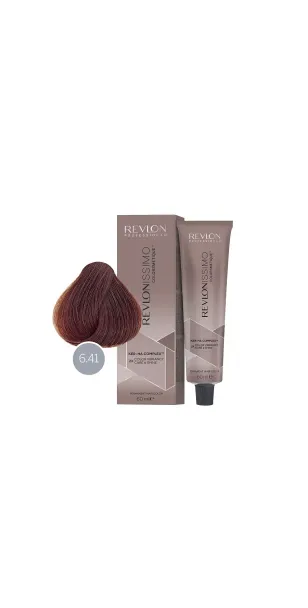 Фото Revlon Professional Revlonissimo Colorsmetique Краска для волос оттенок 6-41 (темный блондин медно-пепельный)