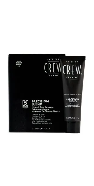 Фото Краска для волос American CREW Камуфляж для седых волос, оттенок Темный натуральный уровень 2-3
