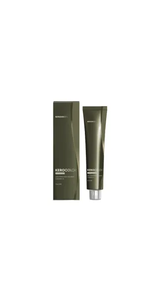 Фото KEROGREEN Kerocolor Перманентный краситель для волос, оттенок 7.13 бежевый, 100 мл