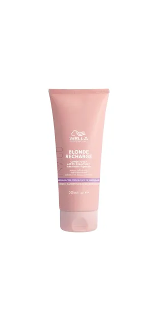 Фото WELLA INVIGO Blonde Recharge Оттеночный бальзам-уход для холодных светлых оттенков волос, 200 мл