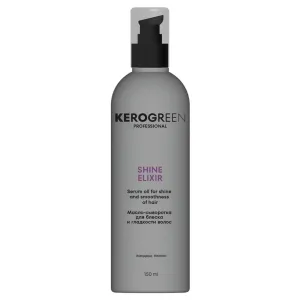 KEROGREEN Масло-сыворотка для блеска и гладкости волос Shine Elixir, 150 мл