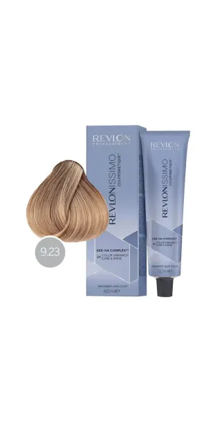 Фото Revlon Professional Revlonissimo Colorsmetique Краска для волос оттенок 9-23 (очень светлый блондин переливающийся золотистый)