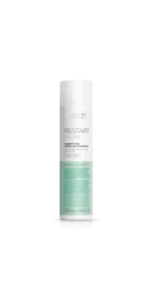 Фото REVLON RESTART Volume Magnifing Micellar Shampoo Мицеллярный шампунь для тонких волос, 250 мл