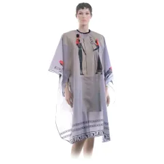 DEWAL Пеньюар "Египет", с прорезями, серый