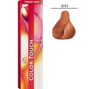 WELLA Color Touch Vibrant Reds Оттеночная краска без аммиака оттенок 8/43