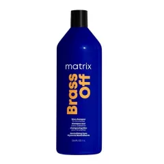 MATRIX Brass Off Шампунь нейтрализации медных оттенков на темном блонде, 1000 мл