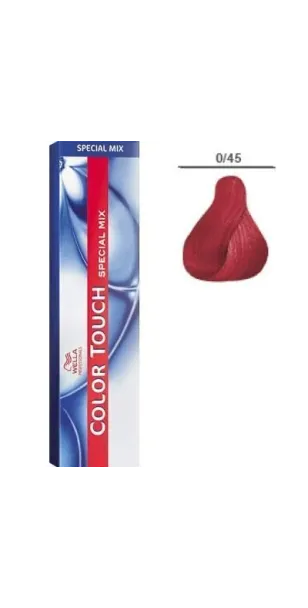 Фото WELLA Color Touch Special Mix Оттеночная краска без аммиака оттенок 0/45