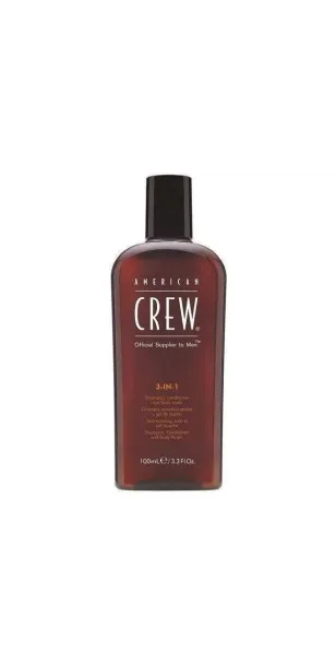Фото American CREW Classic Средство 3 в 1 (шампунь, кондиционер и гель для тела), 100 мл