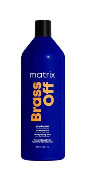 Фото MATRIX Brass Off Шампунь нейтрализации медных оттенков на темном блонде, 1000 мл