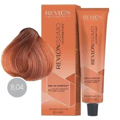 Revlon Professional Revlonissimo Colorsmetique Краска для волос оттенок 8-04 (светлый блондин естественно медный)