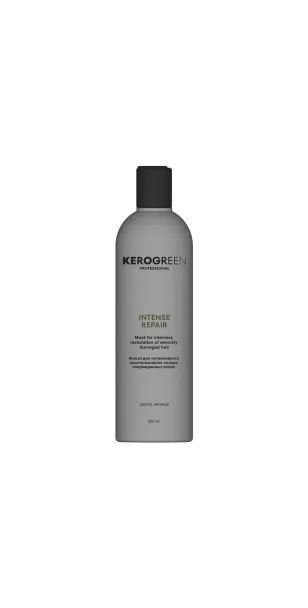 Фото KEROGREEN Маска Intense Repair для интенсивного восстановления сильно поврежденных волос, 250 мл