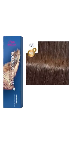 Фото WELLA Koleston Perfect ME+ Крем-краска стойкая оттенок 6/0