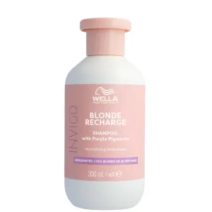 WELLA INVIGO Blonde Recharge Шампунь-нейтрализатор желтизны для холодных светлых оттенков волос, 300 мл