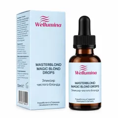 Wellumina MASTERBLOND MAGIC BLOND DROPS Эликсир чистого блонда, 30 мл