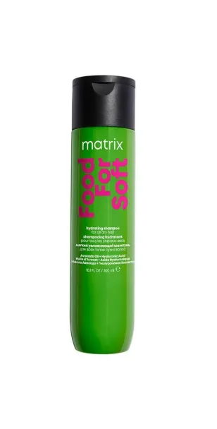 Фото MATRIX Food For Soft Увлажняющий шампунь для сухих волос с маслом авокадо и гиалуроновой кислотой, 300 мл
