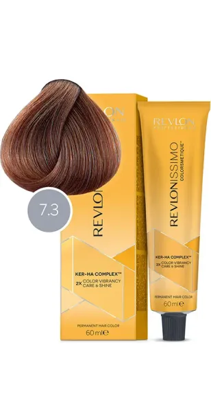 Фото Revlon Professional Revlonissimo Colorsmetique Краска для волос оттенок 7-3 (блондин золотистый)