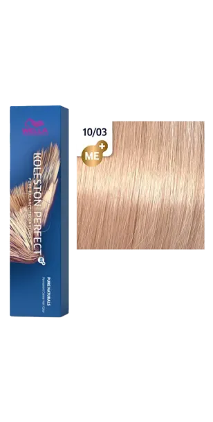 Фото WELLA Koleston Perfect ME+ Крем-краска стойкая оттенок 10/03