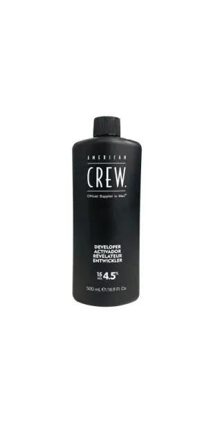 Фото American CREW Биоактиватор 4,5 % для камуфляжа для седых волос, 500 мл