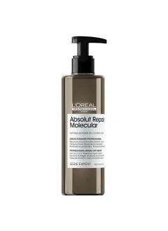 L'OREAL Absolut Repair Molecular Профессиональная смываемая сыворотка для молекулярного восстановления волос, 250 мл