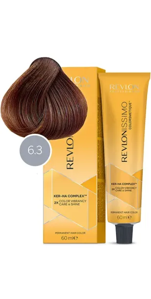 Фото Revlon Professional Revlonissimo Colorsmetique Краска для волос оттенок 6-3 (темный блондин золотистый)