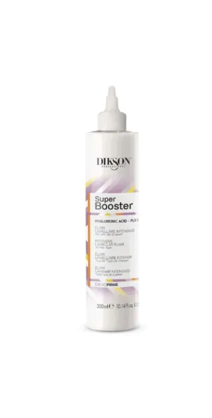 Фото DIKSON Super Booster Интенсивный ламинирующий эликсир для всех типов волос с гиалуроновой кислотой, кератином и протеином риса, 300 мл