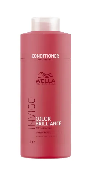 Фото WELLA INVIGO Color Brilliance Бальзам-уход для окрашенных нормальных и тонких волос, 1000 мл