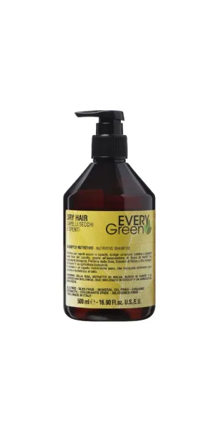 Фото DIKSON EVERY GREEN Dry Hair Шампунь питательный для сухих волос, 500 мл