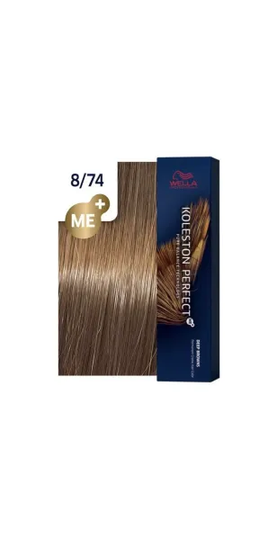 Фото WELLA Koleston Perfect ME+ Крем-краска стойкая оттенок 8/74