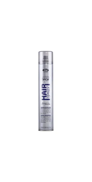 Фото Lisap Milano Лак для укладки волос нормальной фиксации High Tech Hair Spray Natural Hold, 500 мл