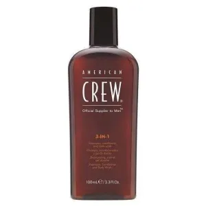 American CREW Classic Средство 3 в 1 (шампунь, кондиционер и гель для тела), 100 мл